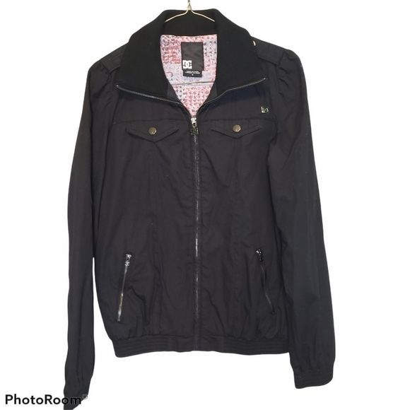 DC Vintage Snowboard black Jacket Size Small - Picture 1 of 9
